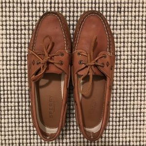 Sperry Brown Leather Boat Loafer and Shoe